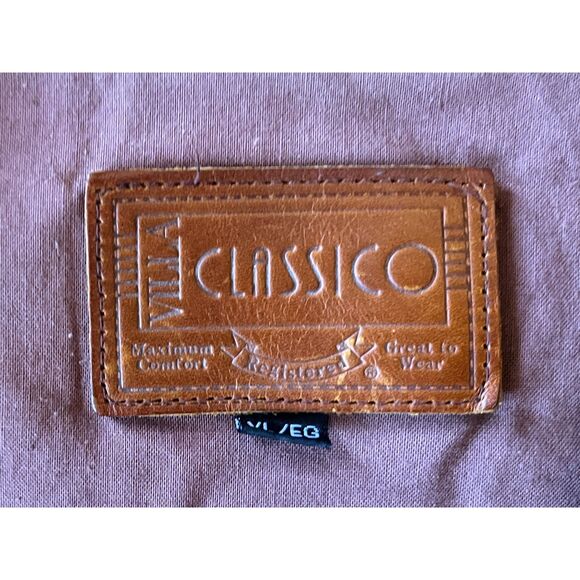 Vintage Villa Classico Brown Leather Button Up Vest Tank  Mens Size XL - Picture 3 of 9